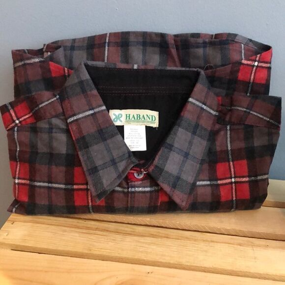 Haband Men’s Flannel  - Picture 1 of 4
